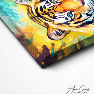 TABLEAU TIGRE ARTISTE Alessio Cacciatore
