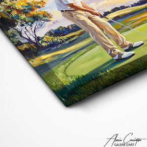 Art Mural Golfeur