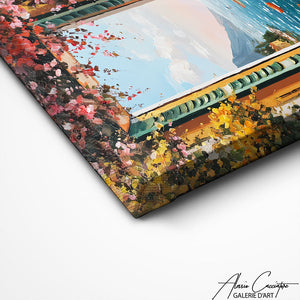 TABLEAU PAYSAGE FENÊTRE OUVERTE Alessio Cacciatore