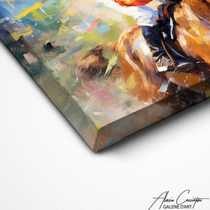TABLEAU CHEVAL DE COURSE Alessio Cacciatore