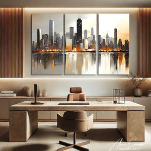 Tableau Triptyque New York