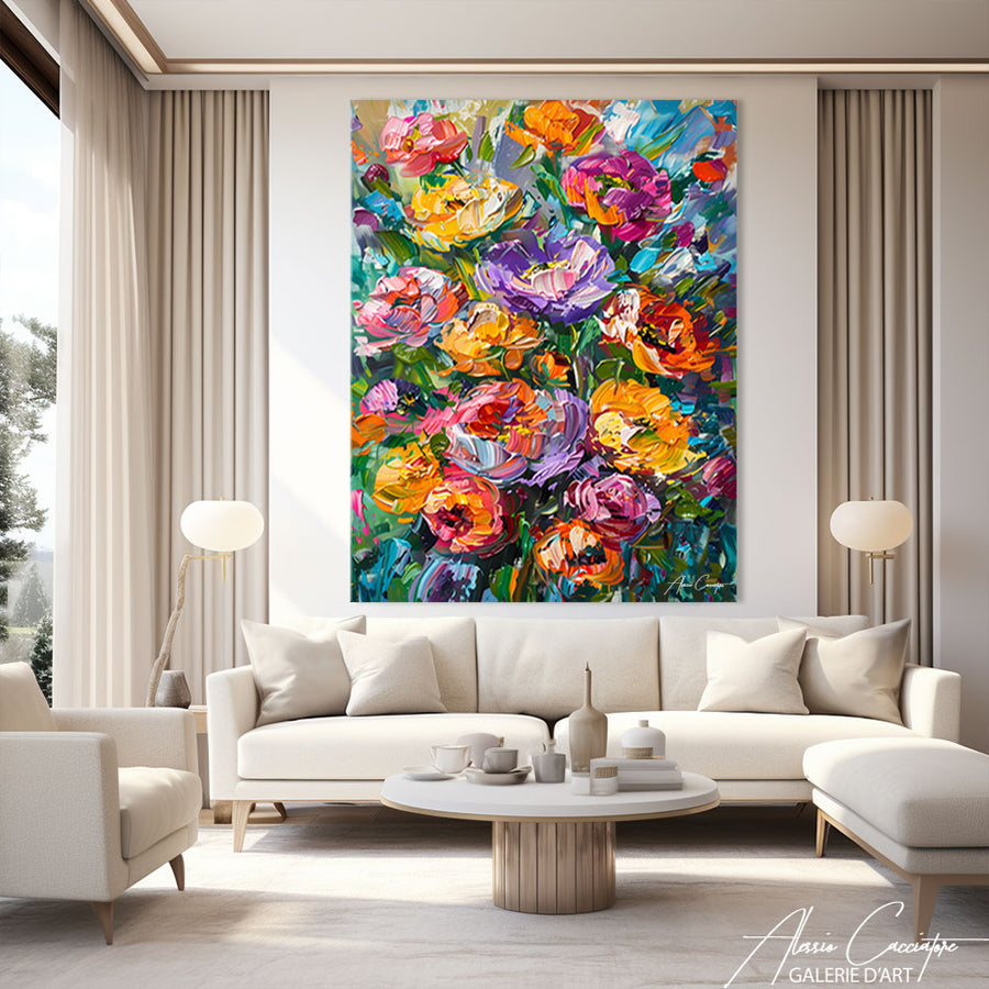TABLEAU COLORÉ GRAND FORMAT – mise en situation