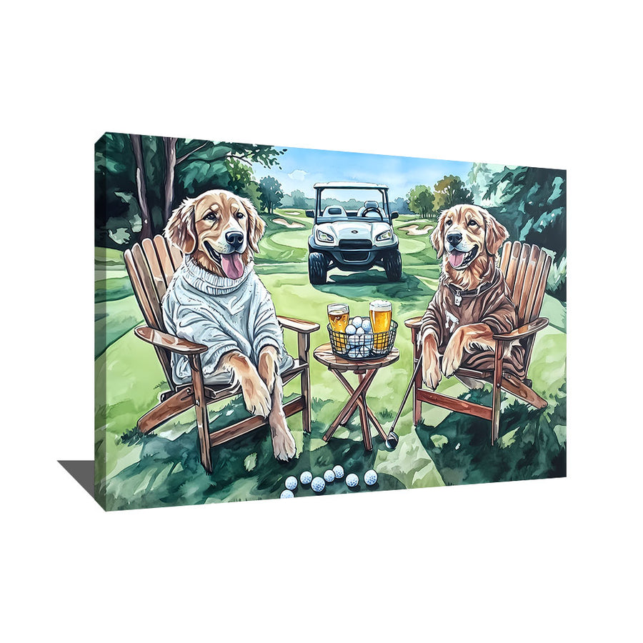 Tableau Sur Le Golf