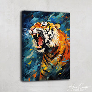 Tigre Peinture Acrylique