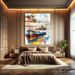 Tableau Barque sur la Plage