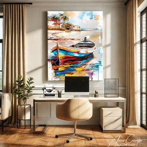 Tableau de Bateau à Voile