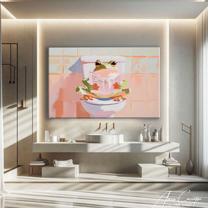 tableau salle de bain