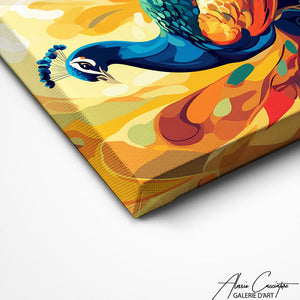 TABLEAU PAON MODERNE AlessioCacciatore