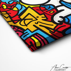TABLEAU SNOOPY POP ART Alessio Cacciatore