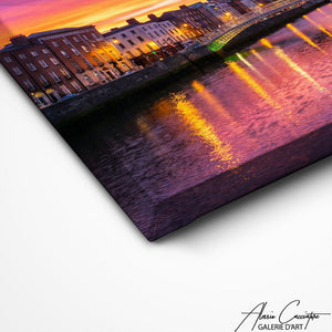 TABLEAU DUBLIN COUCHER DE SOLEIL Alessio Cacciatore