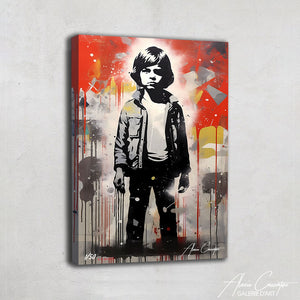 Tableau Street Art Pochoir