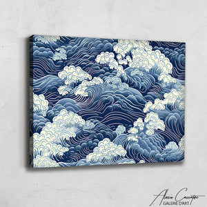 tableau de vague japonais