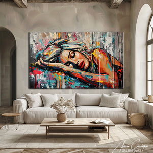 Portrait Peinture Femme