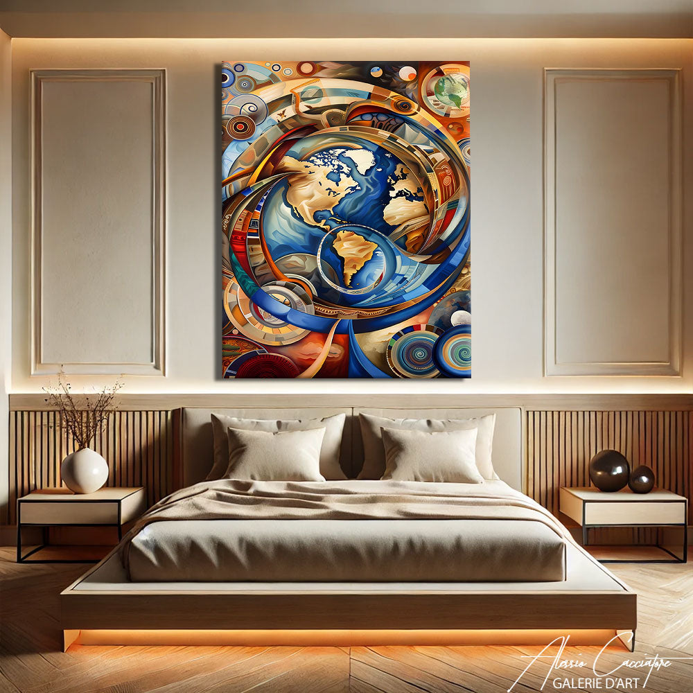 Tableau Contemporain Chambre