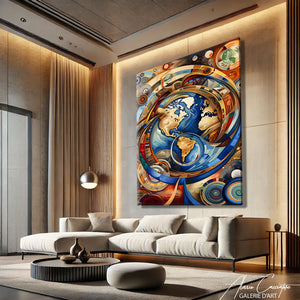 Tableau Contemporain Géométrique