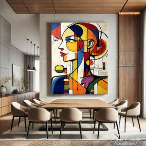 Tableau Abstrait Géométrique