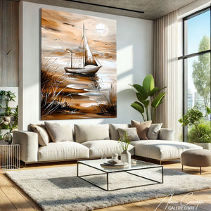 Tableau Bateau Ancien