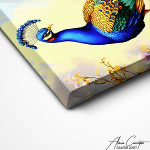 TABLEAU BLEU PAON Alessio Cacciatore
