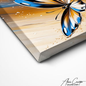 TABLEAU PAPILLON DORÉ AlessioCacciatore