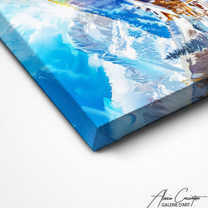 TABLEAU SKI MONTAGNE Alessio Cacciatore