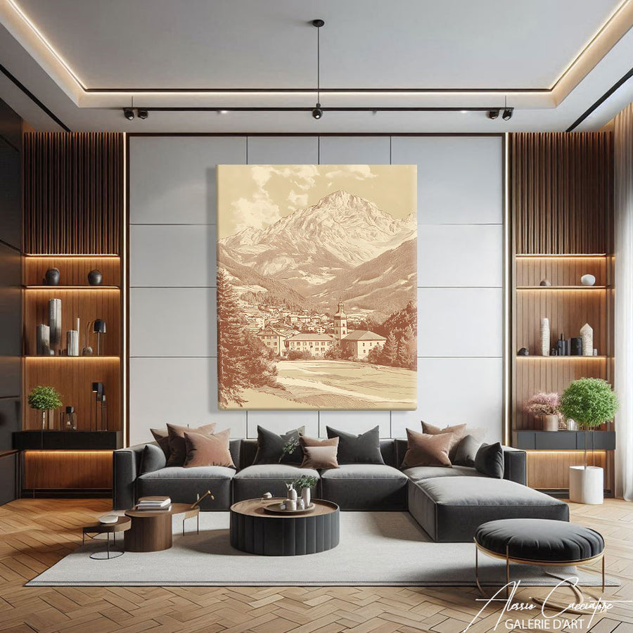 Toile montagne
– mise en situation