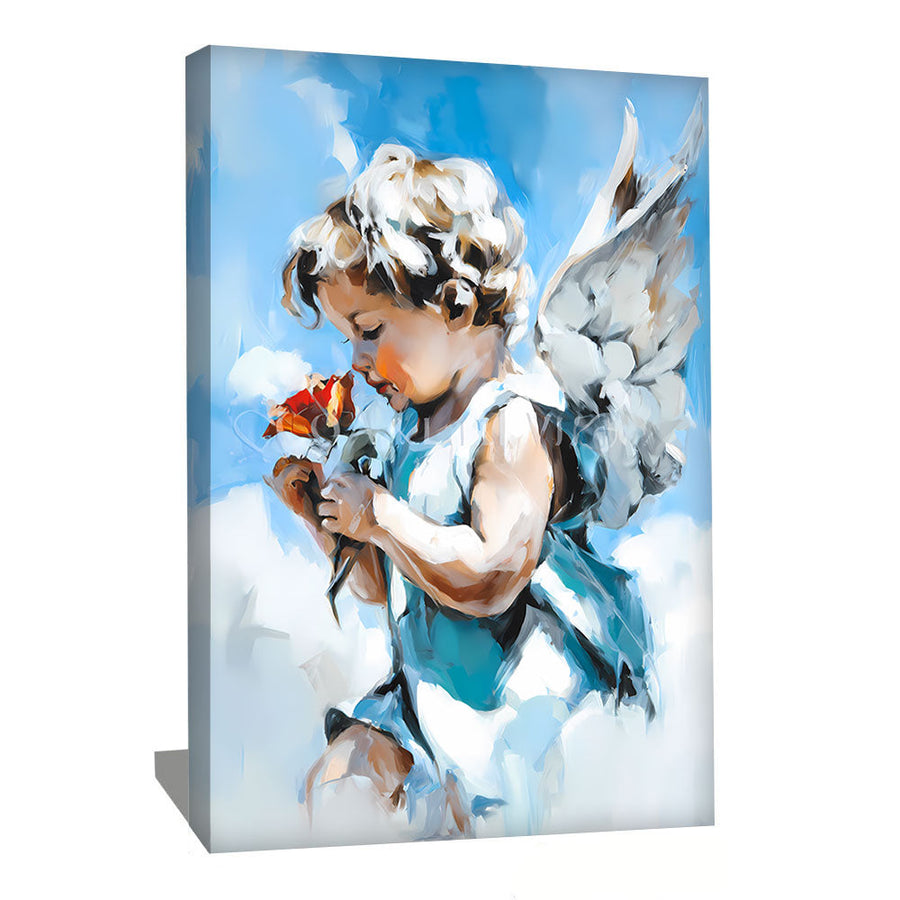 TABLEAU ANGE BLANC AlessioCacciatore