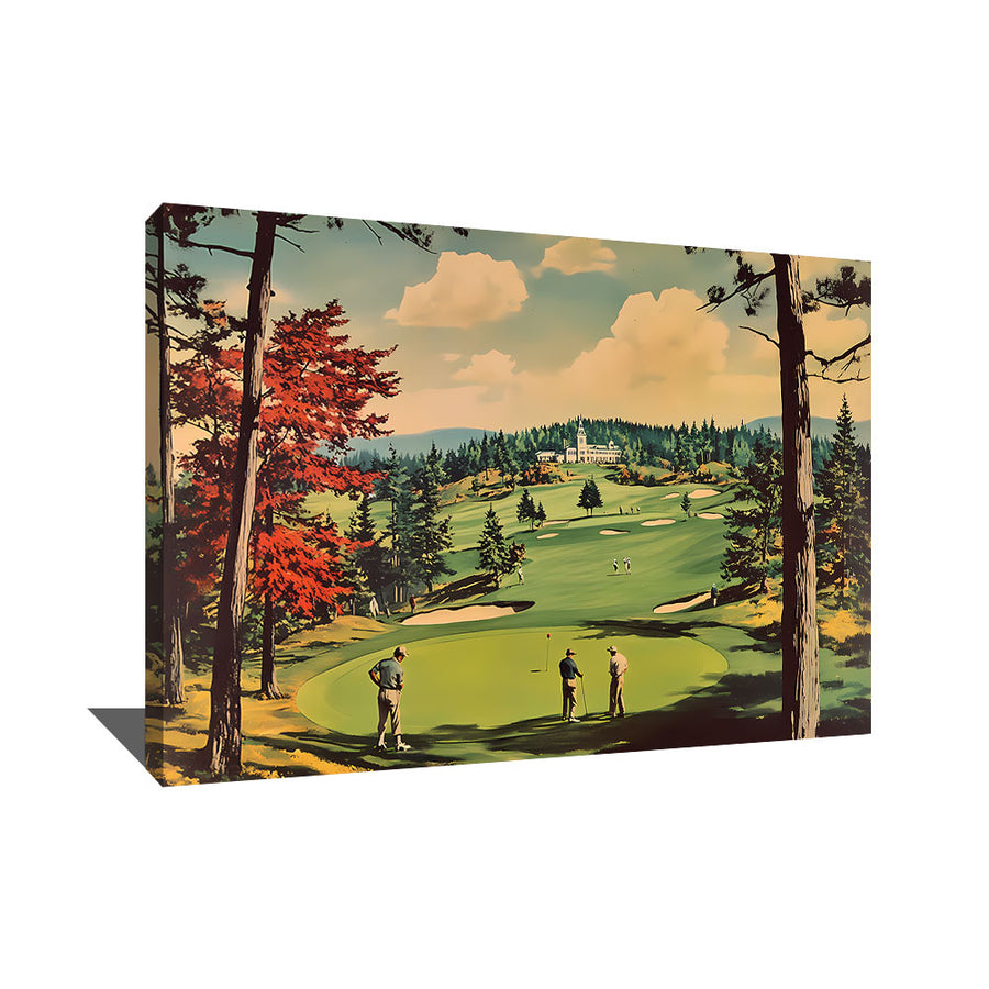 Tableau Golf Vintage