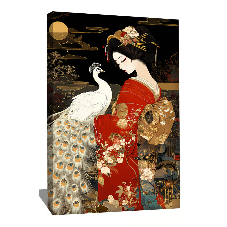 TABLEAU FEMME JAPONAISE ZEN