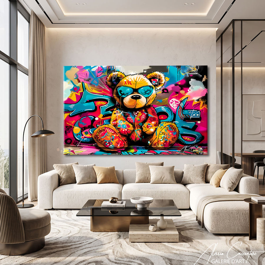 TABLEAU NOUNOURS STREET ART – mise en situation
