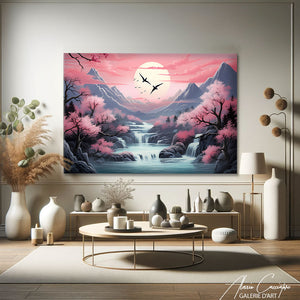 tableau jardin japonais