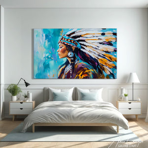 Peinture de Guerre Visage Indien