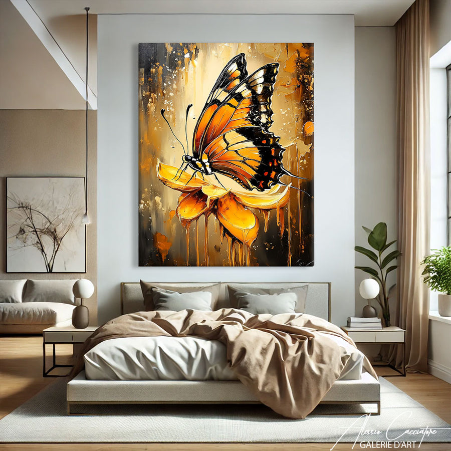 Tableau Papillon Luxe – mise en situation
