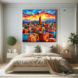Tableau Orientale Multicolore