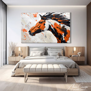 peinture tableau cheval