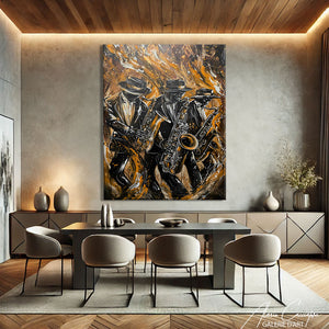 Tableau Musiciens Jazz