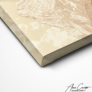 TABLEAU DÉCO MONTAGNE VINTAGE Alessio Cacciatore