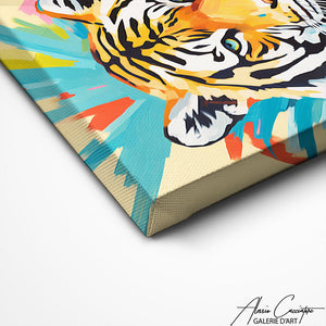 TABLEAU TIGRE JUNGLE Alessio Cacciatore