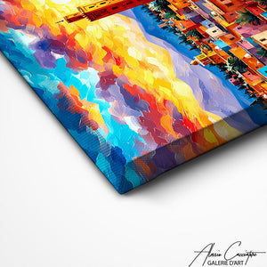 TABLEAU CARRE MULTICOLORE Alessio Cacciatore