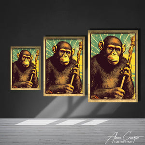 TABLEAU SINGE CARTE Alessio Cacciatore