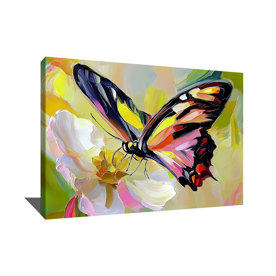 Tableau Abstrait Papillon
