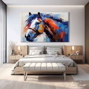 grand tableau cheval