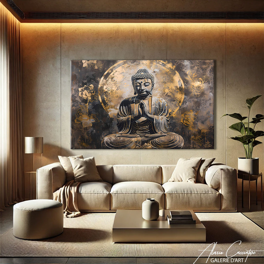 Tableau Bouddha Zen
– mise en situation
