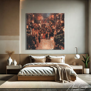 TABLEAU CARRE ABSTRAIT Alessio Cacciatore