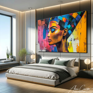 Portrait Peinture Femme