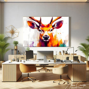 tableau cerfs