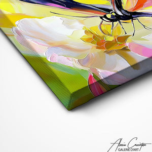 TABLEAU ABSTRAIT PAPILLON AlessioCacciatore