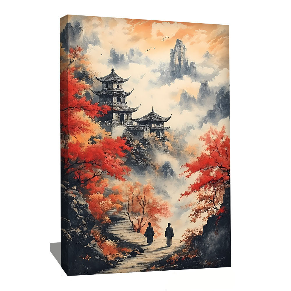 TABLEAU PAYSAGE ASIATIQUE ZEN