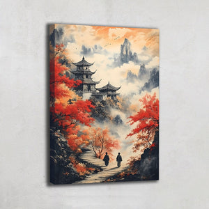 TABLEAU PAYSAGE ASIATIQUE ZEN