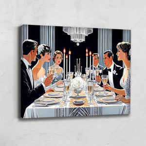 Tableau Art Deco Cuisine