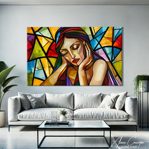 Tableau Femme Peinture